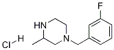 1-(3-Fluoro-benzyl)-3-methyl-piperazine hydrochloride