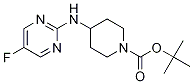 4-(5-Fluoro-pyrimidin-2-ylamino)-piperidine-1-carboxylic acid tert-butyl ester Structure