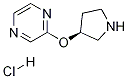 2-((S)-Pyrrolidin-3-yloxy)-pyrazine hydrochloride Structure