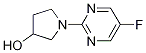 1-(5-Fluoro-pyrimidin-2-yl)-pyrrolidin-3-ol Struktur