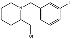 [1-(3-Fluoro-benzyl)-piperidin-2-yl]-methanol Structure
