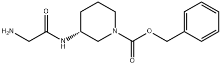 (R)-3-(2-AMino-acetylaMino)-piperidine-1-carboxylic acid benzyl ester Structure