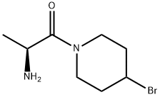(S)-2-AMino-1-(4-broMo-piperidin-1-yl)-propan-1-one Struktur