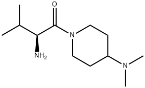 (S)-2-氨基-1-(4-(二甲基氨基)哌啶-1-基)-3-甲基丁烷-1-酮, 1307150-35-1, 结构式