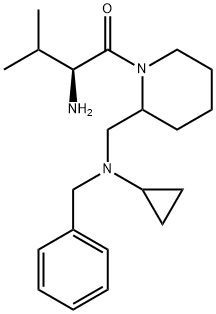 (S)-2-AMino-1-{2-[(benzyl-cyclopropyl-aMino)-Methyl]-piperidin-1-yl}-3-Methyl-butan-1-one Struktur