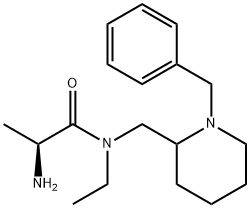 (S)-2-AMino-N-(1-benzyl-piperidin-2-ylMethyl)-N-ethyl-propionaMide Struktur