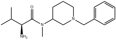 (S)-2-AMino-N-(1-benzyl-piperidin-3-yl)-3,N-diMethyl-butyraMide Struktur