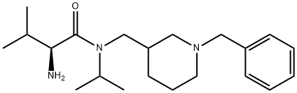 (S)-2-AMino-N-(1-benzyl-piperidin-3-ylMethyl)-N-isopropyl-3-Methyl-butyraMide Struktur