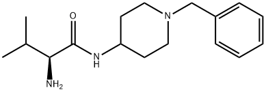 (S)-2-AMino-N-(1-benzyl-piperidin-4-yl)-3-Methyl-butyraMide,1307134-61-7,结构式
