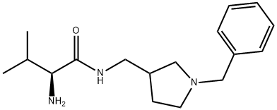 (S)-2-AMino-N-(1-benzyl-pyrrolidin-3-ylMethyl)-3-Methyl-butyraMide Struktur