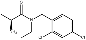 (S)-2-AMino-N-(2,4-dichloro-benzyl)-N-ethyl-propionaMide Struktur