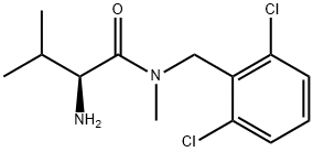 (S)-2-AMino-N-(2,6-dichloro-benzyl)-3,N-diMethyl-butyraMide Struktur
