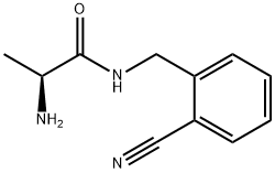 (S)-2-AMino-N-(2-cyano-benzyl)-propionaMide Struktur