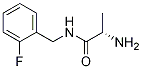 (S)-2-AMino-N-(2-fluoro-benzyl)-propionaMide 结构式