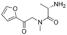 (S)-2-AMino-N-(2-furan-2-yl-2-oxo-ethyl)-N-Methyl-propionaMide Struktur