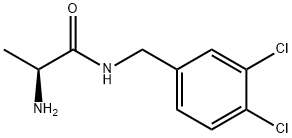 (S)-2-AMino-N-(3,4-dichloro-benzyl)-propionaMide Struktur