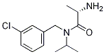 (S)-2-AMino-N-(3-chloro-benzyl)-N-isopropyl-propionaMide 结构式
