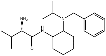 (S)-2-AMino-N-[2-(benzyl-isopropyl-aMino)-cyclohexyl]-3-Methyl-butyraMide Struktur