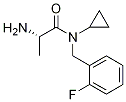 (S)-2-氨基-N-环丙基-N-(2-氟苄基)丙酰胺, 1307201-91-7, 结构式