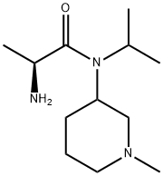 (S)-2-AMino-N-isopropyl-N-(1-Methyl-piperidin-3-yl)-propionaMide,1354028-27-5,结构式