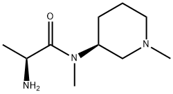 (S)-2-AMino-N-Methyl-N-((S)-1-Methyl-piperidin-3-yl)-propionaMide Structure