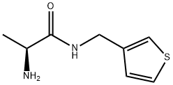 (S)-2-AMino-N-thiophen-3-ylMethyl-propionaMide Struktur