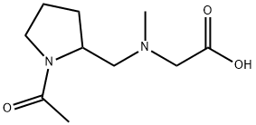 [(1-Acetyl-pyrrolidin-2-ylMethyl)-Methyl-aMino]-acetic acid Struktur