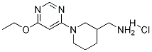 [1-(6-乙氧基-嘧啶-4-基)-哌啶-3-基]-甲基-胺盐酸盐 结构式