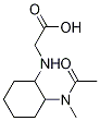 [2-(Acetyl-Methyl-aMino)-cyclohexylaMino]-acetic acid Structure