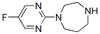 1-(5-Fluoro-pyriMidin-2-yl)-[1,4]diazepane Struktur