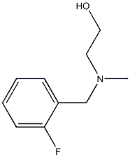 2-[(2-Fluoro-benzyl)-Methyl-aMino]-ethanol Struktur