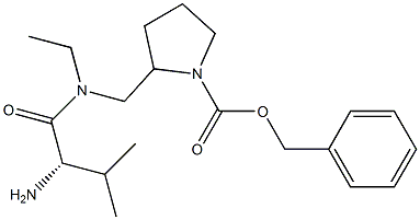 2-{[((S)-2-AMino-3-Methyl-butyryl)-ethyl-aMino]-Methyl}-pyrrolidine-1-carboxylic acid benzyl ester|