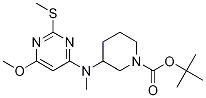 1353981-37-9 3-[(6-甲氧基-2-甲硫基-嘧啶-4-基)-甲基-氨基]-哌啶-1-羧酸叔丁基酯