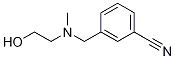 3-(((2-羟乙基)(甲基)氨基)甲基)苯甲腈,1141474-62-5,结构式