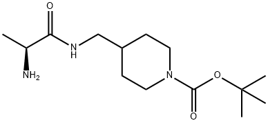 4-[((S)-2-AMino-propionylaMino)-Methyl]-piperidine-1-carboxylic acid tert-butyl ester|