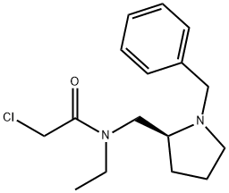 N-((S)-1-Benzyl-pyrrolidin-2-ylMethyl)-2-chloro-N-ethyl-acetaMide,1354019-97-8,结构式