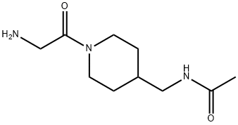 N-[1-(2-AMino-acetyl)-piperidin-4-ylMethyl]-acetaMide Structure