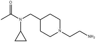 N-[1-(2-AMino-ethyl)-piperidin-4-ylMethyl]-N-cyclopropyl-acetaMide Structure