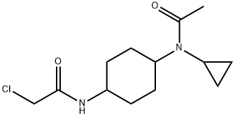 N-[4-(Acetyl-cyclopropyl-aMino)-cyclohexyl]-2-chloro-acetaMide Structure