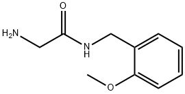 2-amino-N-(2-methoxybenzyl)acetamide 化学構造式