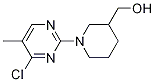 [1-(4-Chloro-5-methyl-pyrimidin-2-yl)-piperidin-3-yl]-methanol Struktur