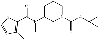 3-[Methyl-(3-methyl-thiophene-2-carbonyl)-amino]-piperidine-1-carboxylic acid tert-butyl ester|3-[甲基-(3-甲基噻吩-2-羰基)-氨基]-哌啶-1-羧酸叔丁基酯