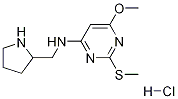 (6-Methoxy-2-Methylsulfanyl-pyriMidin-4-yl)-pyrrolidin-2-ylMethyl-aMine hydrochloride Structure