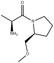 (S)-2-AMino-1-((S)-2-MethoxyMethyl-pyrrolidin-1-yl)-propan-1-one Struktur