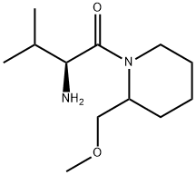 (S)-2-AMino-1-(2-MethoxyMethyl-piperidin-1-yl)-3-Methyl-butan-1-one Struktur