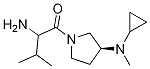 (S)-2-AMino-1-[3-(cyclopropyl-Methyl-aMino)-pyrrolidin-1-yl]-3-Methyl-butan-1-one Struktur