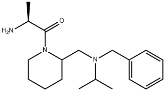 (S)-2-AMino-1-{2-[(benzyl-isopropyl-aMino)-Methyl]-piperidin-1-yl}-propan-1-one Struktur