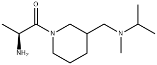 (S)-2-AMino-1-{3-[(isopropyl-Methyl-aMino)-Methyl]-piperidin-1-yl}-propan-1-one Struktur