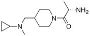 (S)-2-AMino-1-{4-[(cyclopropyl-Methyl-aMino)-Methyl]-piperidin-1-yl}-propan-1-one Structure
