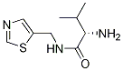 (S)-2-AMino-3-Methyl-N-thiazol-5-ylMethyl-butyraMide Struktur
